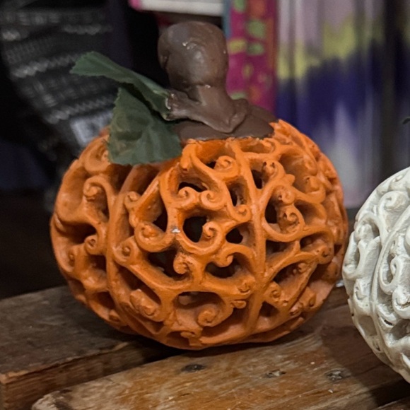 Hobby Lobby Other - Hobby Lobby Orange Scrolled Pumpkin Decor